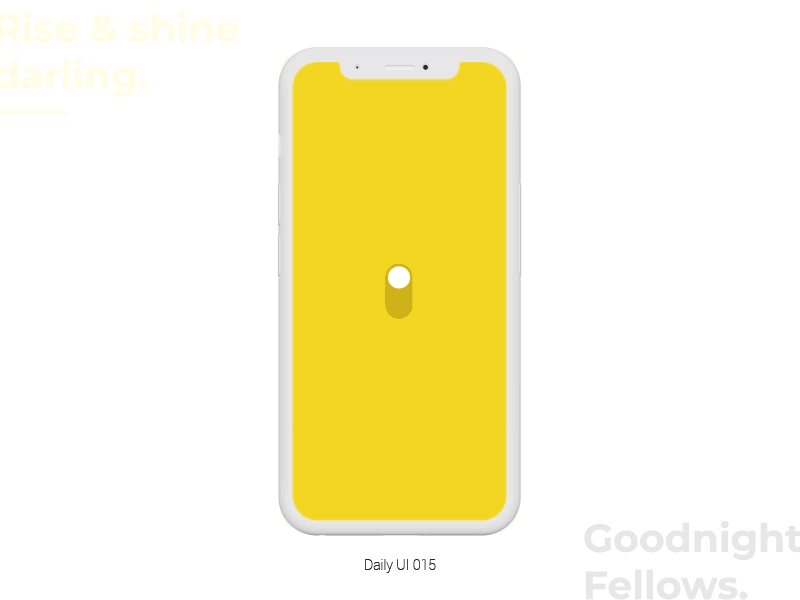 Daily UI #015 - On-Off switch