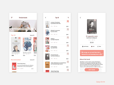 Daily UI #019 - Leadboard 019 adobexd after effect books dailyui019 dailyuichallenge dailyuichallenge019 design feminist interaction design leadboard ui userinterface