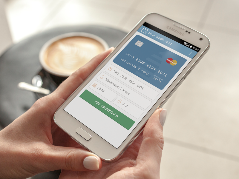 Credit card input screen for Android by Diego Faria on ...