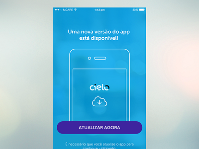 Update your app app ios iphone mobile screen ui