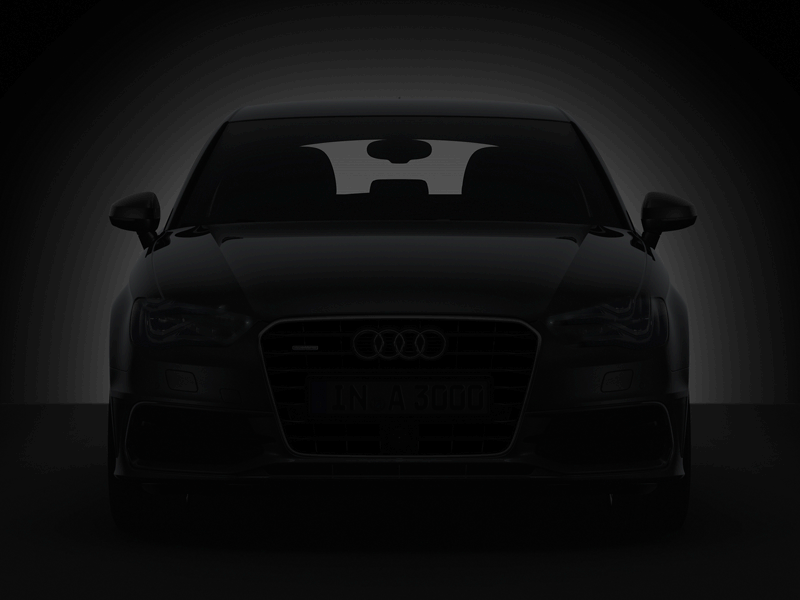 Audi A3 Lights animation audi black car dark debut gif lights