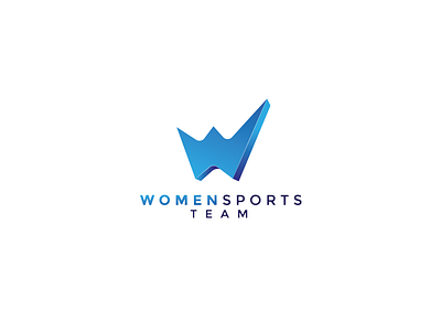 Logo for women sports team company