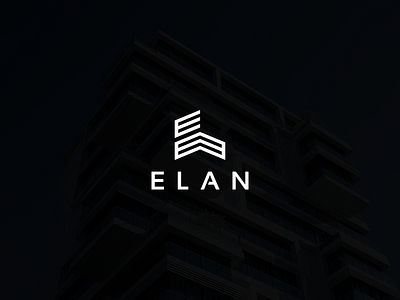 Logo for Elan real estate & mortgage brand creation creativity design estate identity illustration logo real