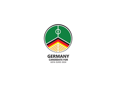 Logo for EURO GERMANY 2024 Contest 2024 brand creativity design euro football germany identity illustration logo sports uefa