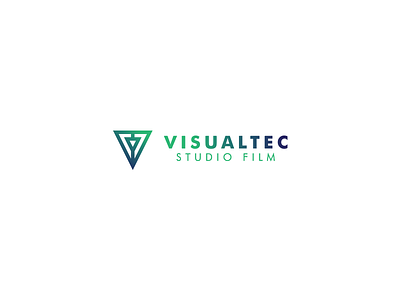 Logo for Visualtec brand creation creativity design film identity illustration logo studio visual