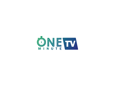Logo for ONE Minute Tv - Contest brand identity branding contest icondesign illustrator ilustrtion logodesign photoshop tvcannel