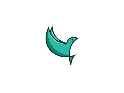 Flappy Bird Logo bird circles flappy bird icon illustrator logo unused