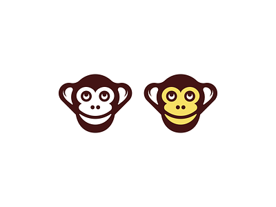 Monkey Logo icon illustrator logo monkey unused