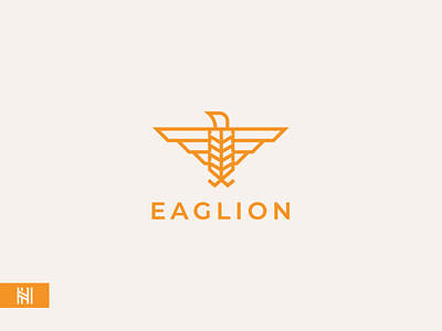 Eaglion animal eagle forsale lion logo monoline unused