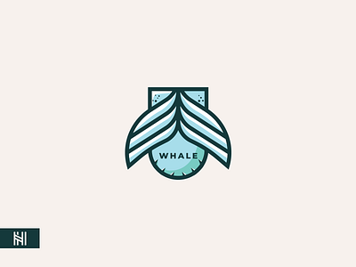 Whale Logo brand branding illustration logo mark whale