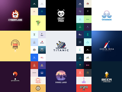 Fifty logos together