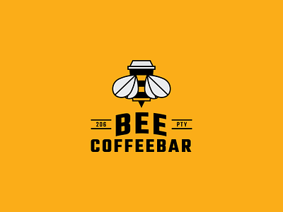 Bee Coffee Bar Branding branding branding design coffee shop design graphic design logo logotipo logotype logotypedesign