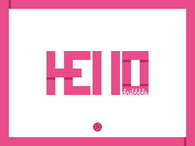 Hello Dribbble brand branding branding designer design designer hello dribbble icon illustration logotipo logotype logotypedesign typography