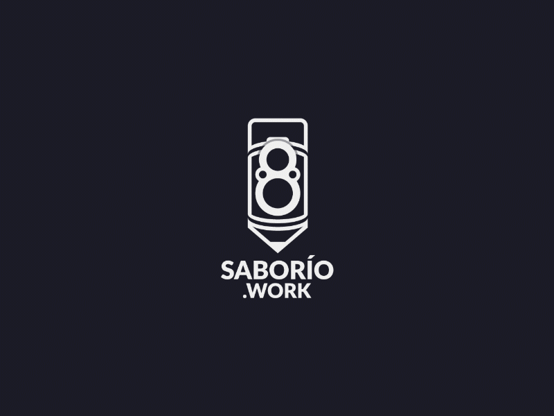 Saborio logo colors after effect animation brand branding branding design branding designer designer gif graphic design logo logotipo logotype logotypedesign