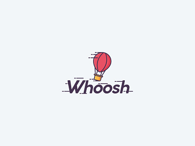 Whoosh Hot Air Balloon brand branding branding design branding designer concept daily daily challange daily logo design dailylogo dailylogochallenge flat graphic design icon illustration logo logo a day logotipo logotype logotypedesign