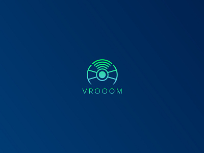 Vrooom Driveless Logo Car