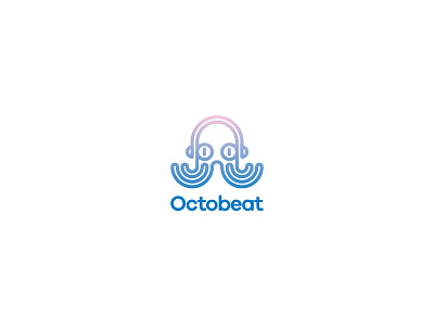 Music Streaming Startup beat brand branding branding design branding designer concept daily challange daily logo daily logo challenge daily logo design flat icon logo logo a day logotipo logotype logotypedesign music music app octopus