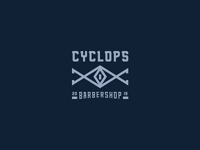 Cyclops Barbershop barber logo barber shop barbershop brand branding branding design concept daily challange daily logo daily logo challenge daily logo design icon logo logo a day logotipo logotype logotypedesign