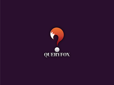 Queryfox brand branding branding design branding designer concept daily challange daily logo daily logo challenge daily logo design fox fox logo icon illustration logo logo a day logotipo logotype logotypedesign query question