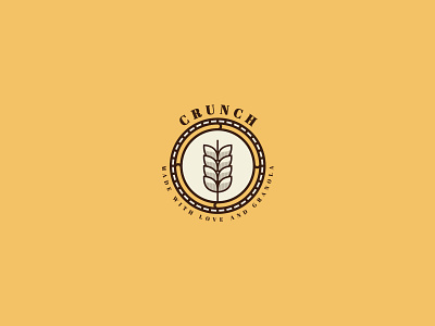 Crunch Granola brand branding branding design branding designer concept daily challange daily logo daily logo challenge daily logo design flat food brand food branding granola illustration logo logo a day logotipo logotype logotypedesign natural