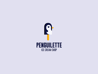 Penguilette: Ice Cream Shop brand branding branding design daily challange daily logo daily logo challenge daily logo design flat flat logo ice cream ice cream shop icecream illustration illustration logo logo logo a day logotipo logotype logotypedesign palette