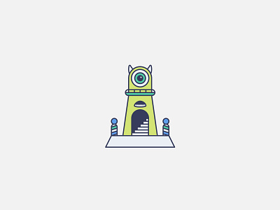 Lighthouse: Mike Wazowski