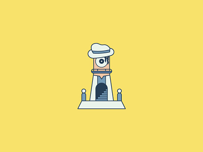 Lighthouse #8 Michael Jackson branding branding design branding designer daily logo daily logo design flat flat design flat icon flat illustration flat illustrations icon illustration illustration design illustration digital illustrations lighthouse lighthouse logo michael jackson