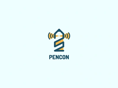 PENCON - LIGHTHOUSE LOGO brand branding branding design concept daily logo daily logo challenge daily logo design logo a day logotype logotypedesign