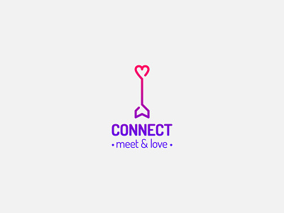 Connect - Dating App app app branding app logo brand branding branding design branding designer connect daily logo challenge dating dating app dating logo dating website logo a day logo design logotipo logotype logotypedesign love meet