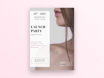 Launch Party Poster