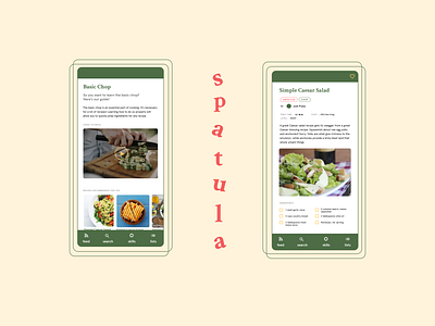 Spatula Cooking App cooking cooking app instructional minimalist mobile ui ui ui ux ui design