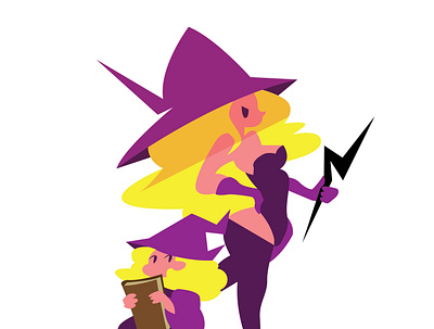 witch costume character doodle illustration vector witch