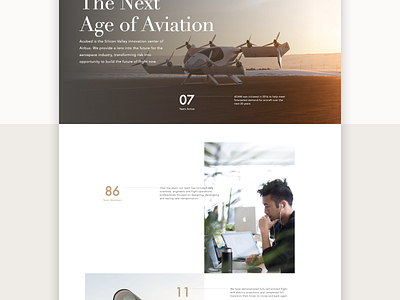 Aerospace Website Vignette