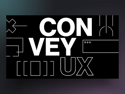 Animation for the ConveyUX Conference animation animation design branding design illustration loader loader animation logo typography vector visual design