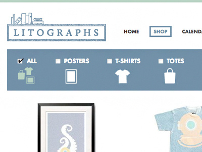 Litographs shopify uxui