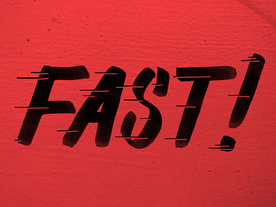 Fast! brush brushlettering fast handlettering lettering