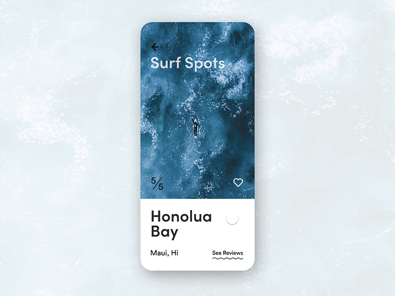 Surf Spots App Animation app app design concept concept app concept design conceptual design invision invision studio invisionapp invisionstudio ocean prototype prototype animation surf surfing surfspot ui water