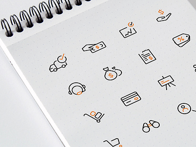 Commerce Icons commerce dashboard ecommerce icon icons iconset identity illustrations line vector