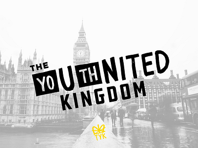 The Youthnited Kingdom branding lettering logo logomark typography