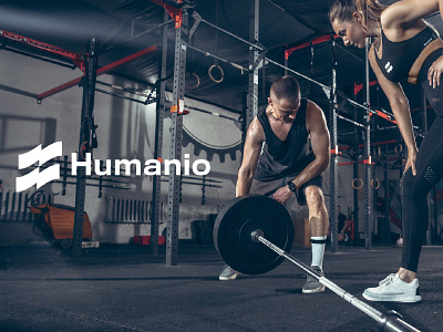 Visual Identity Design For Humanio brand branding design fitness gym