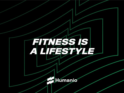 Visual Identity Design For Humanio brand branding design fitness gym