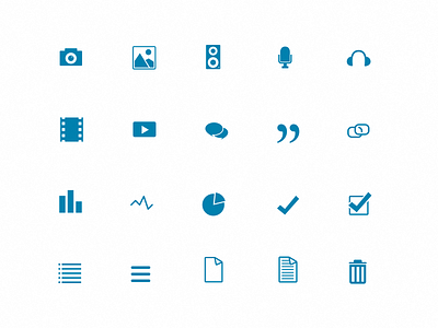 Dashboard UI Icons