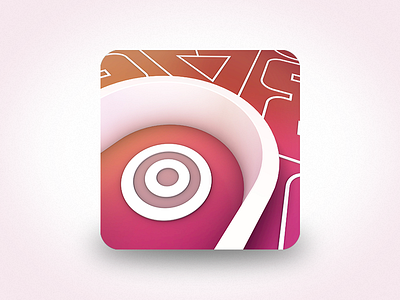 Spiral Splatter Icon 2d action app arcade game icon ios ipad iphone puzzle unity