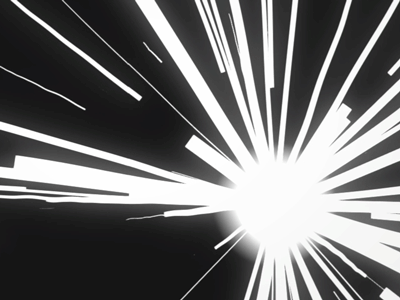 Hyperdrive animation background loop motion particles rays space unity3d