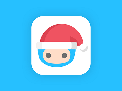 Ready for christmas app branding christmas flat illustration kartable logo school vector