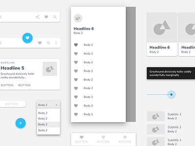 Android Design System of Kartable android app branding design education kartable ui