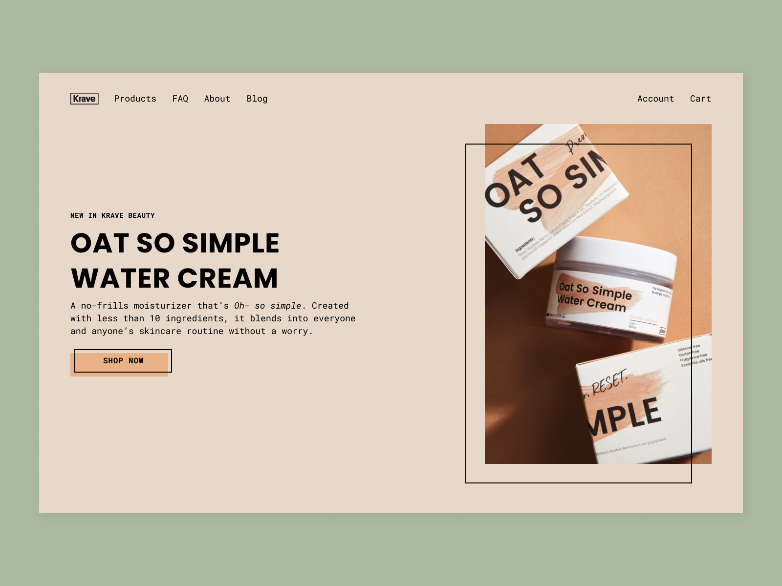Krave Beauty Website By Alice On Dribbble
