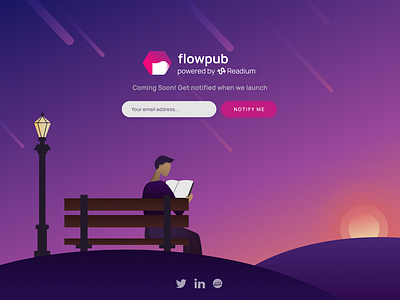 Coming Soon Landing Page - FlowPub