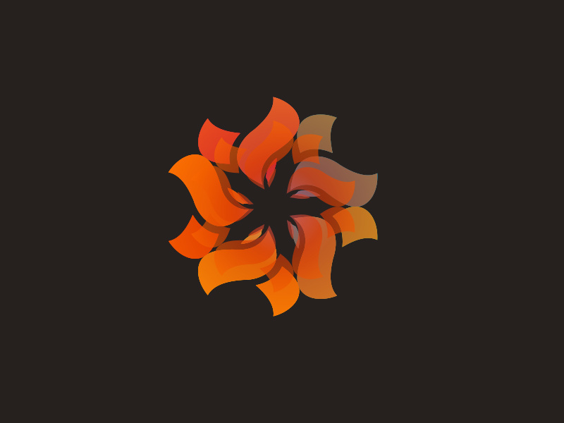 Flower Logo by Betsy Dupuis on Dribbble