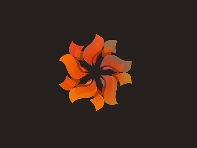 Flower Logo abstract flower logo